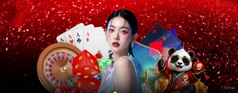 Roleta e blackjack 77show